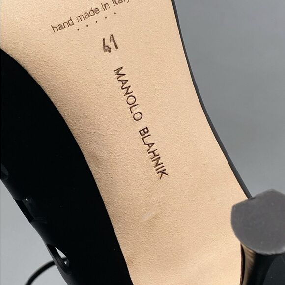 Manolo Blahnik Taralo 90MM Leather Booties size 41 - Picture 14 of 14